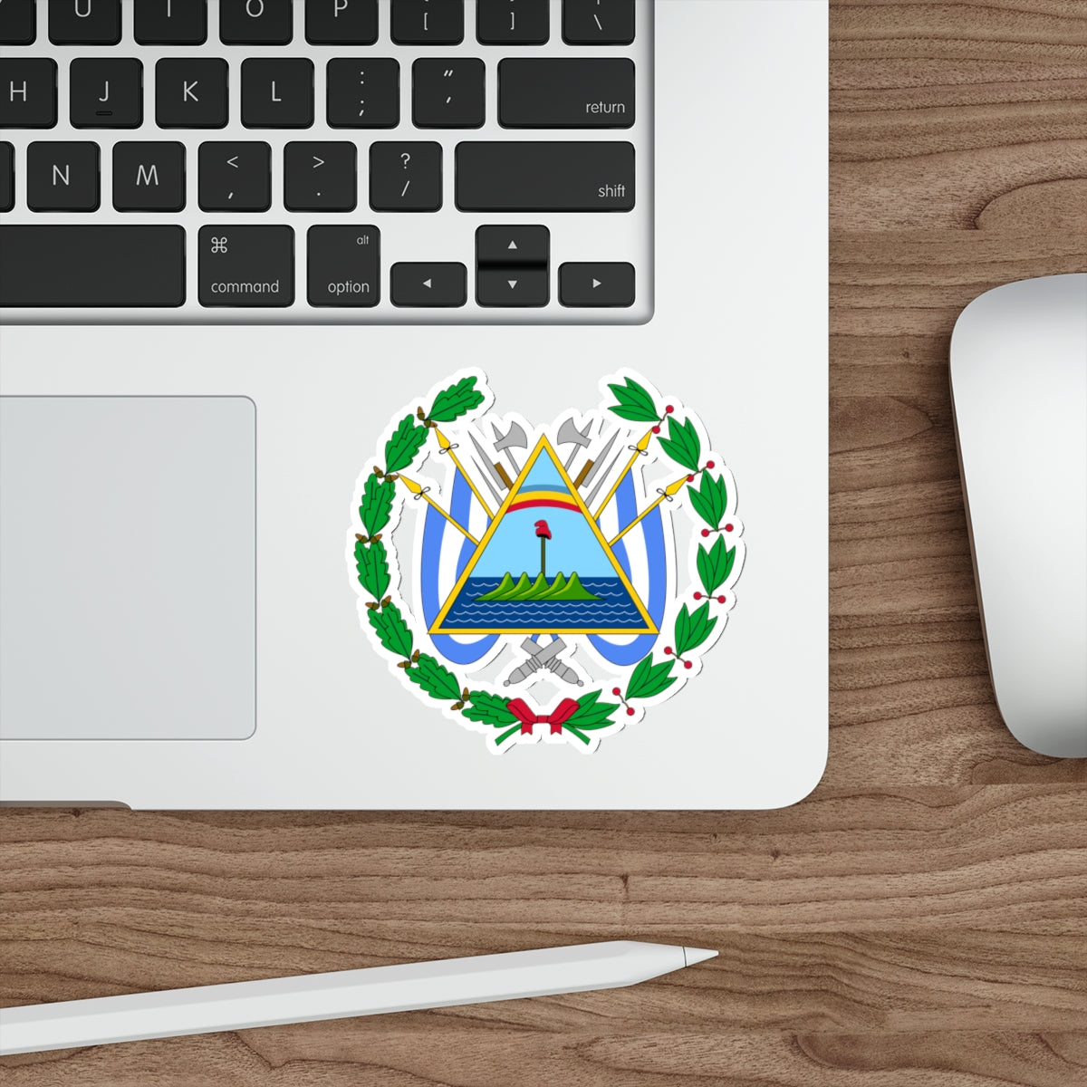 Coat of arms of Nicaragua (1896–1908) STICKER Vinyl Die-Cut Decal-The Sticker Space