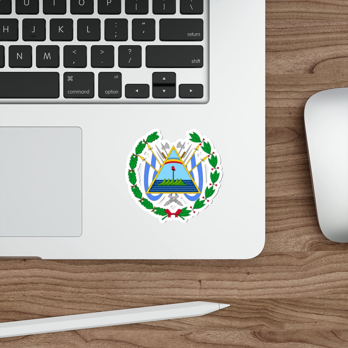 Coat of arms of Nicaragua (1896–1908) STICKER Vinyl Die-Cut Decal-The Sticker Space