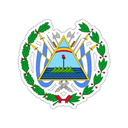 Coat of arms of Nicaragua (1896–1908) STICKER Vinyl Die-Cut Decal - The Sticker Space