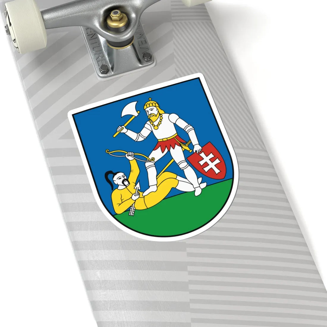 Coat Of Arms Of Nitra Region (Slovakia) STICKER Vinyl Kiss-Cut Decal - The Sticker Space