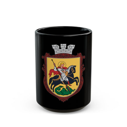 Coat of arms of Nizhyn - Black Coffee Mug-15oz-The Sticker Space