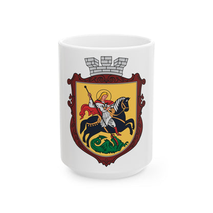 Coat of arms of Nizhyn - White Coffee Mug-15oz-The Sticker Space