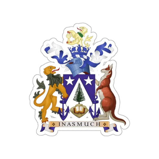 Coat of arms of Norfolk Island STICKER Vinyl Die-Cut Decal 2 Inch - The Sticker Space