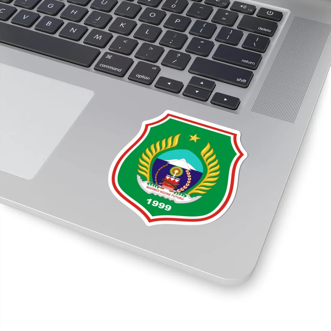 Coat of arms of North Maluku (Indonesia) (Coat of Arms) STICKER Vinyl Kiss-Cut Decal - The Sticker Space