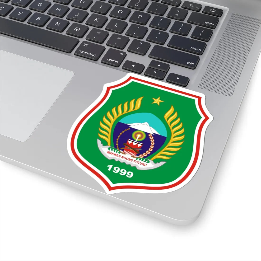 Coat of arms of North Maluku (Indonesia) (Coat of Arms) STICKER Vinyl Kiss-Cut Decal - The Sticker Space