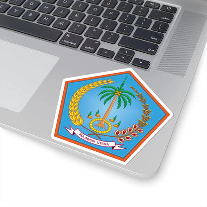 Coat of arms of North Sulawesi (Indonesia) (Coat of Arms) STICKER Vinyl Kiss-Cut Decal - The Sticker Space