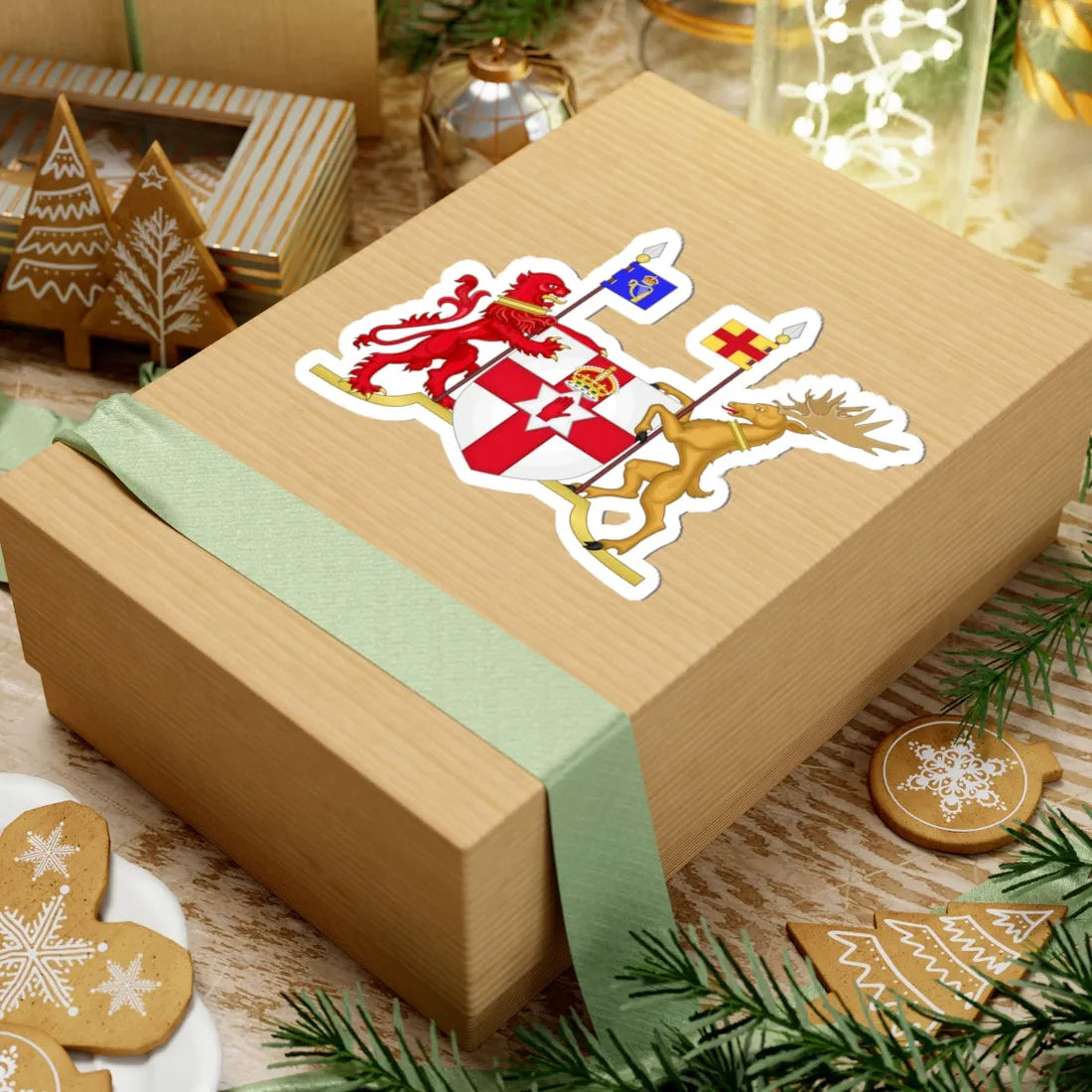 Coat of Arms of Northern Ireland (United Kingdom) (Coat of Arms) STICKER Vinyl Kiss-Cut Decal - The Sticker Space