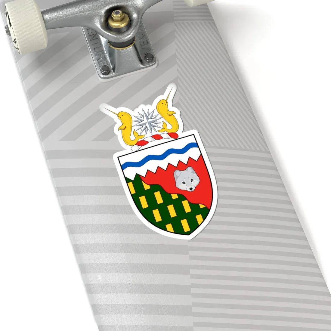Coat of arms of Northwest Territories (Canada) (Coat of Arms) STICKER Vinyl Kiss-Cut Decal - The Sticker Space