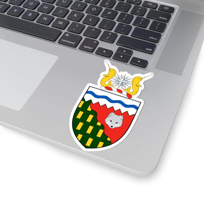 Coat of arms of Northwest Territories (Canada) (Coat of Arms) STICKER Vinyl Kiss-Cut Decal - The Sticker Space