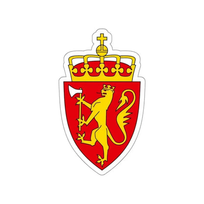 Coat of arms of Norway STICKER Vinyl Die-Cut Decal 3 Inch - The Sticker Space