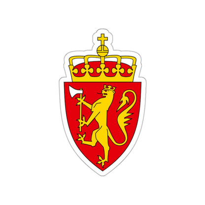 Coat of arms of Norway STICKER Vinyl Die-Cut Decal-White-The Sticker Space