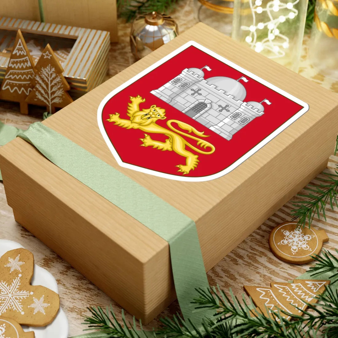 Coat of Arms of Norwich (England) (Coat of Arms) STICKER Vinyl Kiss-Cut Decal - The Sticker Space