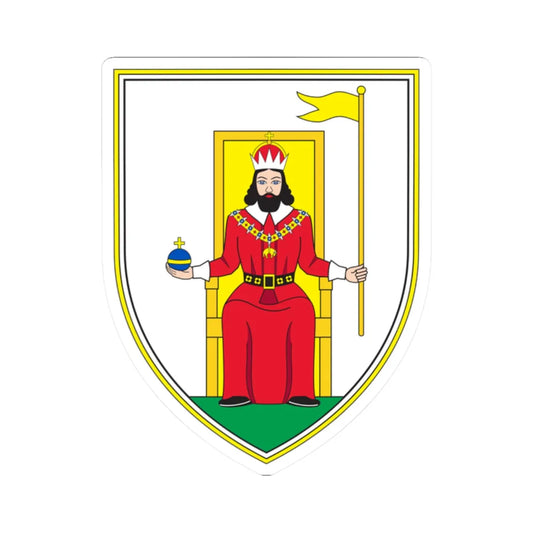 Coat of arms of Novo Mesto (Slovenia) (Coat of Arms) STICKER Vinyl Kiss-Cut Decal 2 Inch White - The Sticker Space