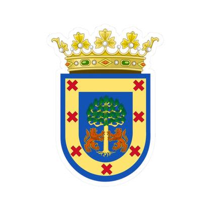 Coat of Arms of Nueva Galicia Colonial (Mexico) (Coat of Arms) STICKER Vinyl Kiss-Cut Decal 2 Inch White - The Sticker Space
