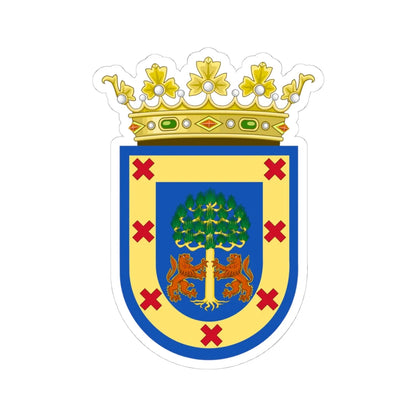 Coat of Arms of Nueva Galicia Colonial (Mexico) (Coat of Arms) STICKER Vinyl Kiss-Cut Decal 4 Inch White - The Sticker Space
