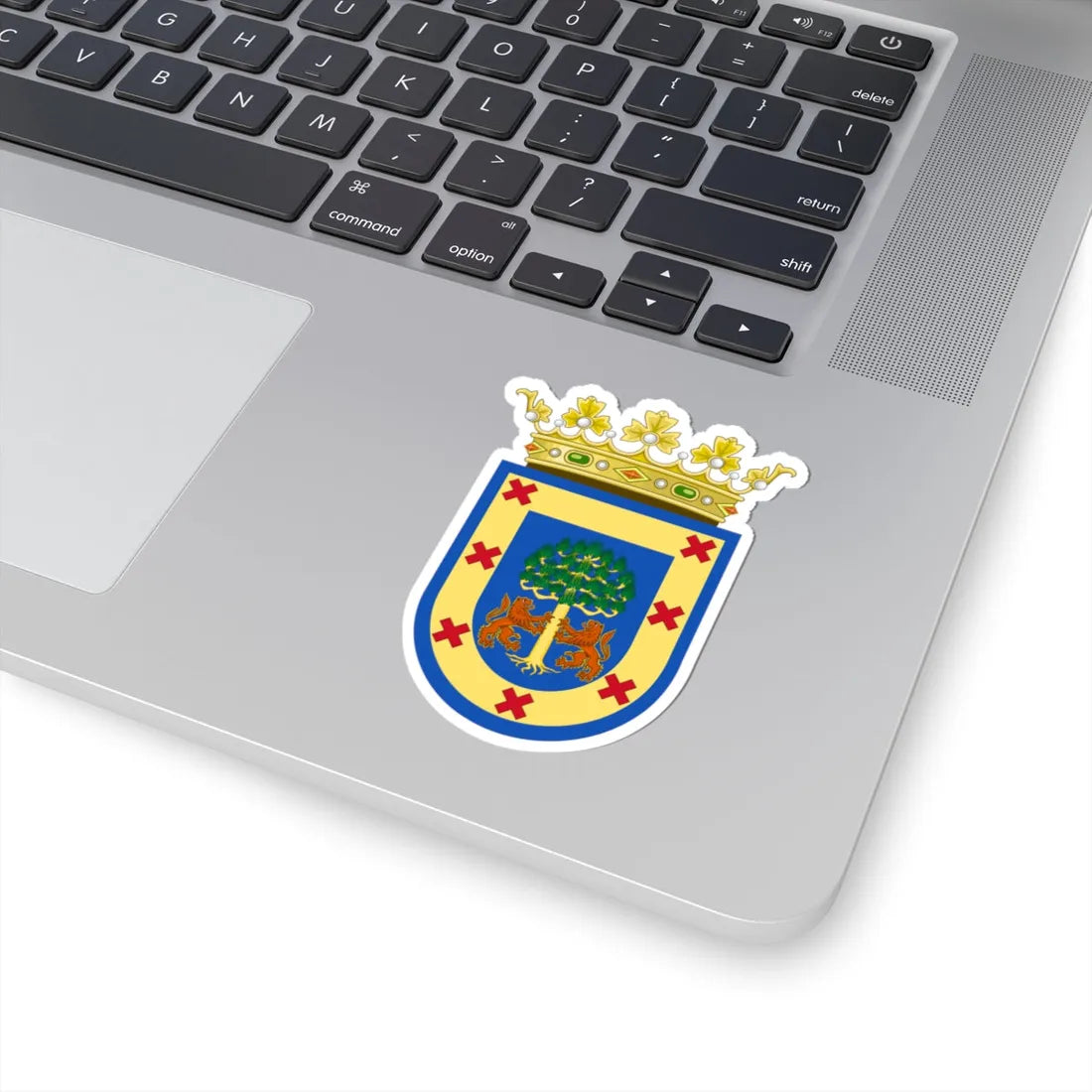Coat of Arms of Nueva Galicia Colonial (Mexico) (Coat of Arms) STICKER Vinyl Kiss-Cut Decal - The Sticker Space