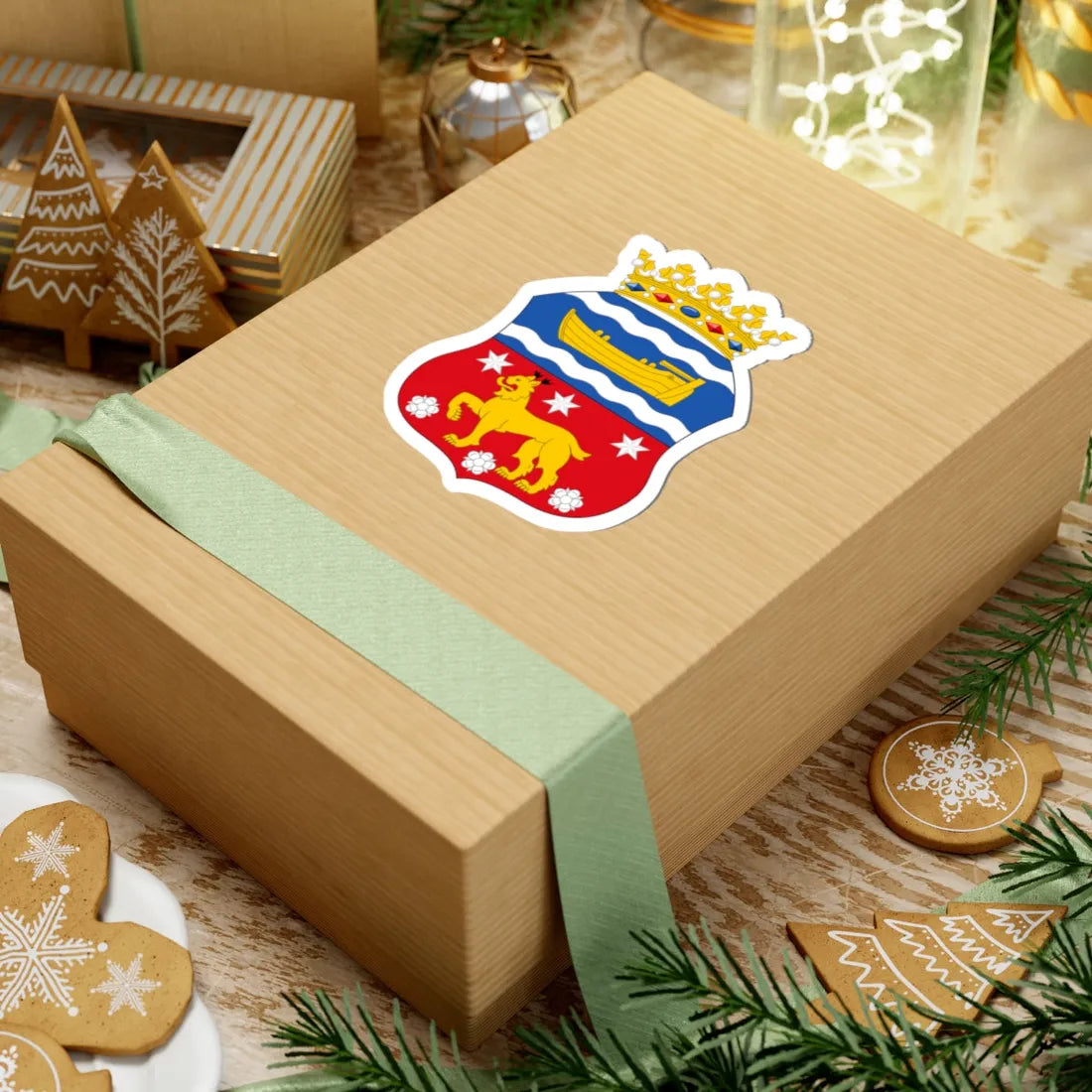 Coat of Arms of Nyland-Tavastia Province (Finland) (Coat of Arms) STICKER Vinyl Kiss-Cut Decal - The Sticker Space