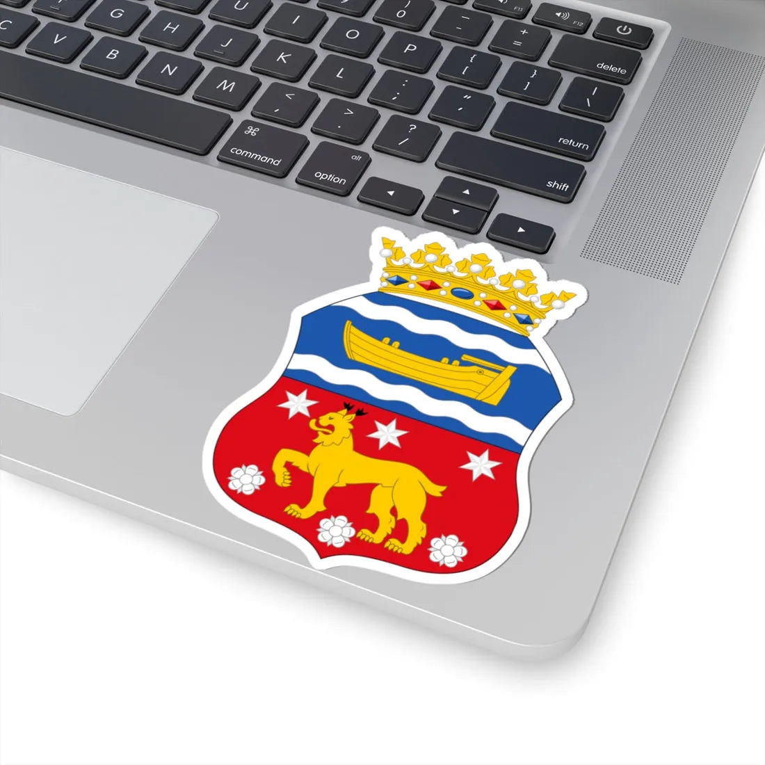 Coat of Arms of Nyland-Tavastia Province (Finland) (Coat of Arms) STICKER Vinyl Kiss-Cut Decal - The Sticker Space