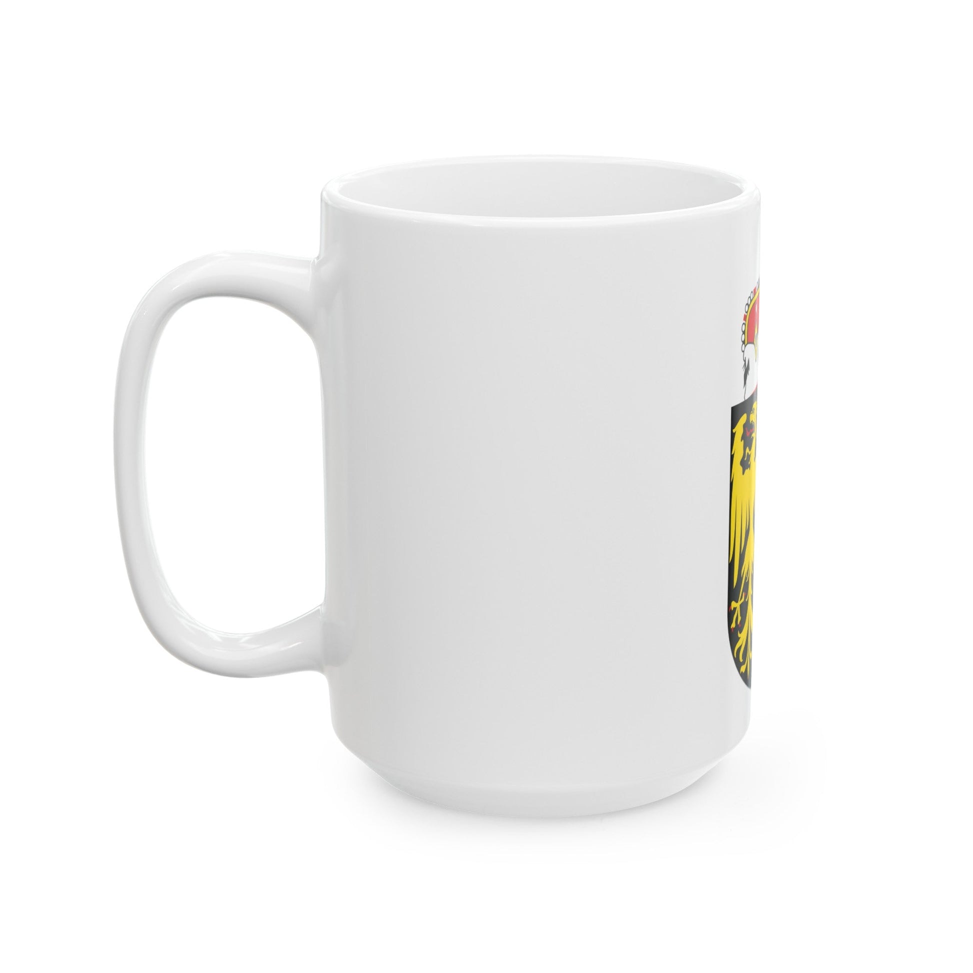 Coat of Arms of Oberoesterreich Austria - White Coffee Mug-The Sticker Space