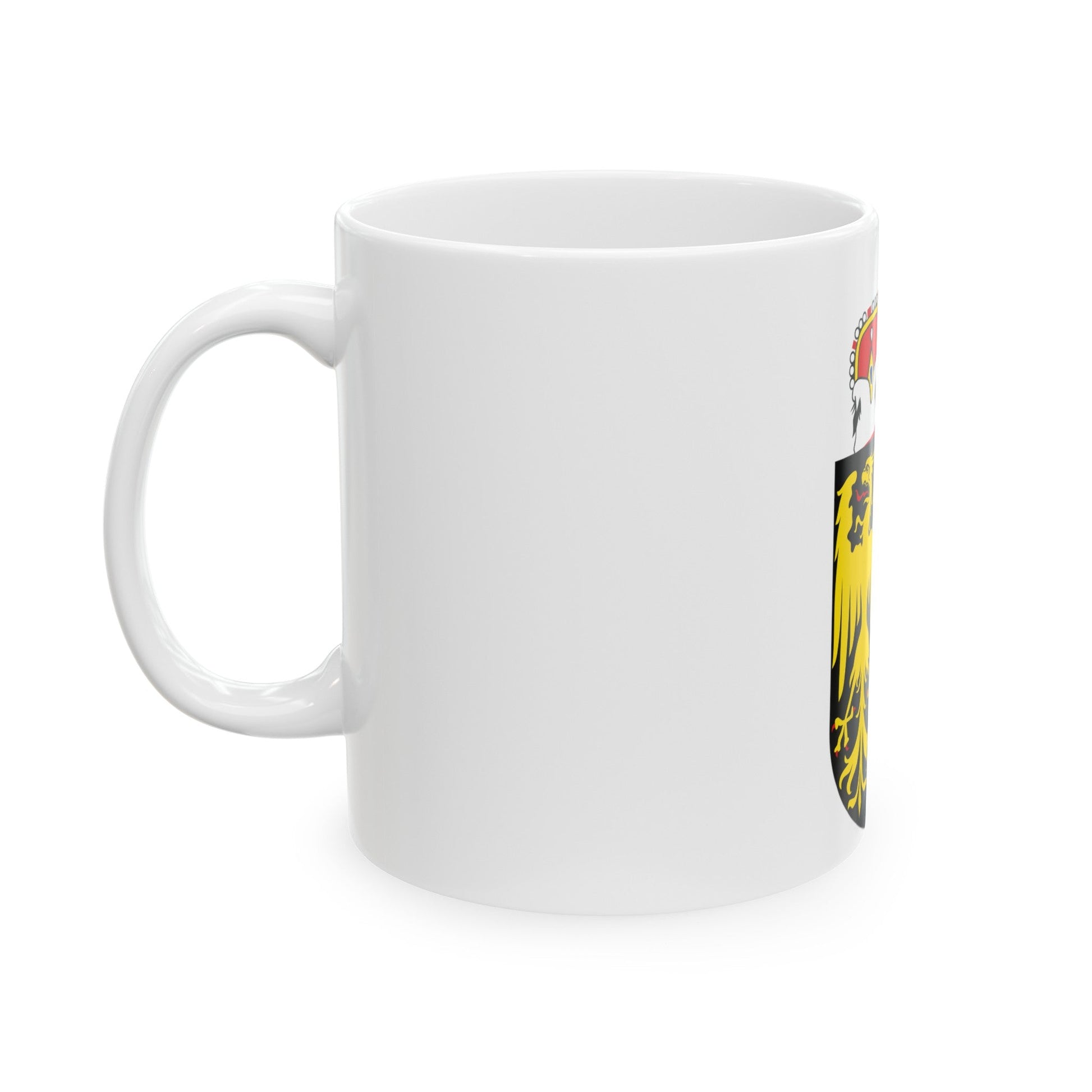 Coat of Arms of Oberoesterreich Austria - White Coffee Mug-The Sticker Space