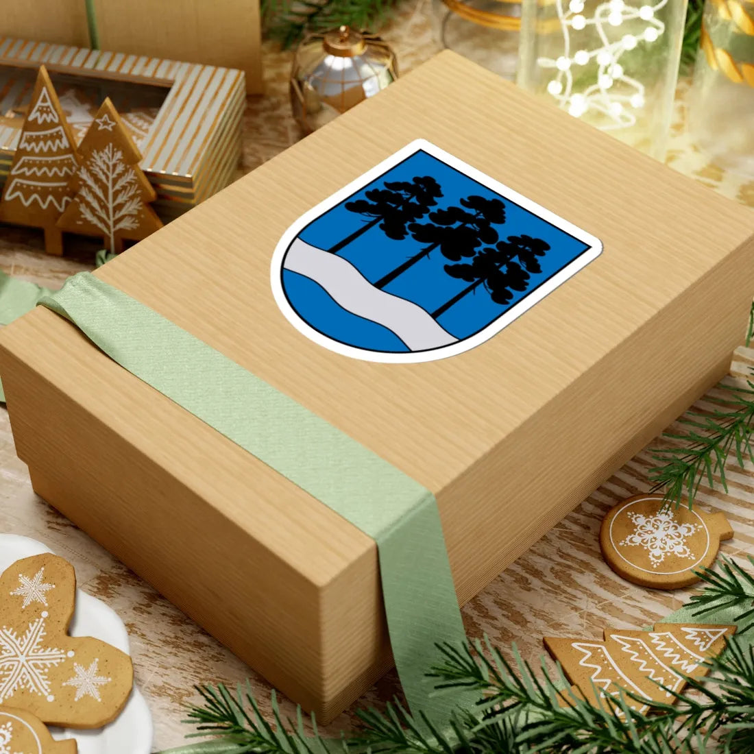 Coat of Arms of Ogre (Latvia) (Coat of Arms) STICKER Vinyl Kiss-Cut Decal - The Sticker Space