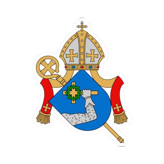 Coat of arms of Olaus Magni (Finland) (Coat of Arms) STICKER Vinyl Kiss-Cut Decal 2 Inch White - The Sticker Space