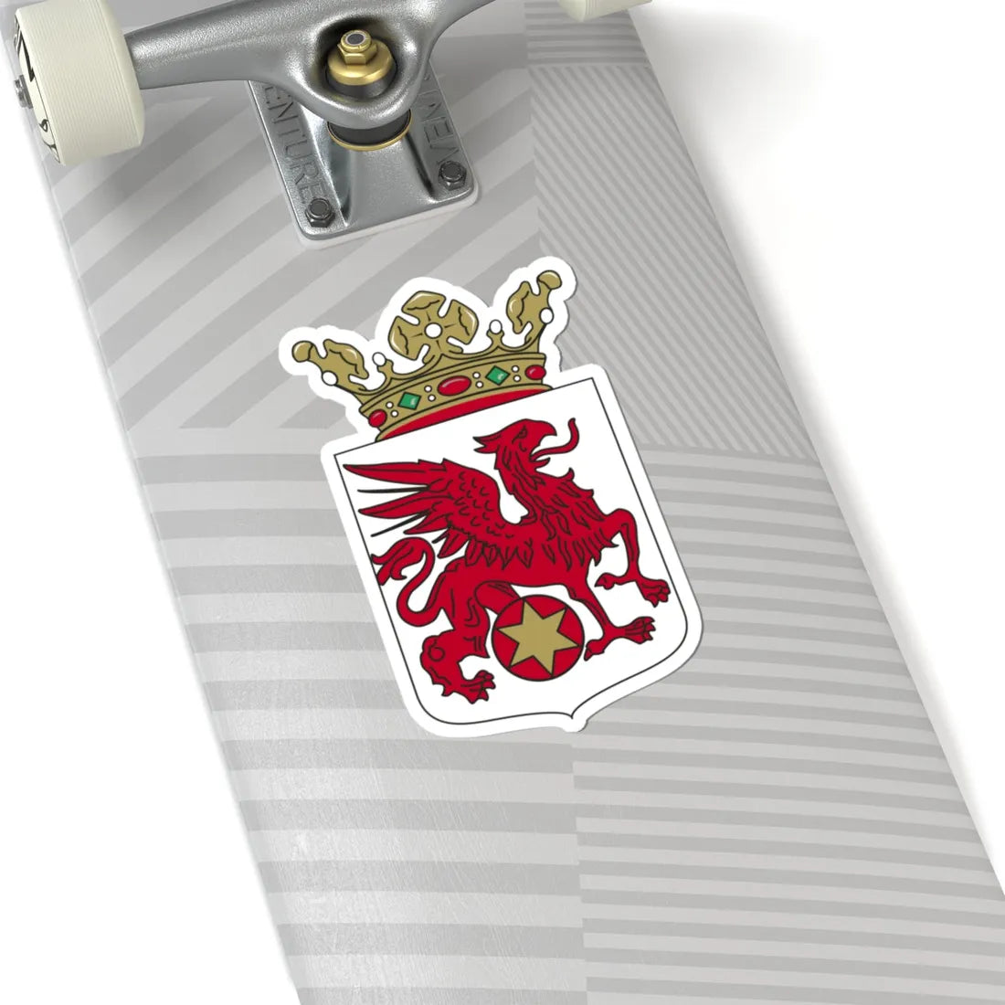 Coat of arms of Ooststellingwerf (Netherlands) (Coat of Arms) STICKER Vinyl Kiss-Cut Decal - The Sticker Space