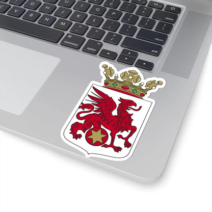 Coat of arms of Ooststellingwerf (Netherlands) (Coat of Arms) STICKER Vinyl Kiss-Cut Decal - The Sticker Space