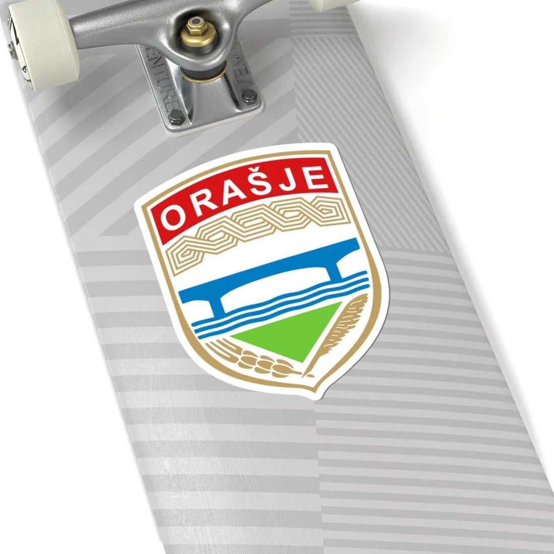 Coat of Arms of Orasje (Bosnia and Herzegovina) (Coat of Arms) STICKER Vinyl Kiss-Cut Decal - The Sticker Space