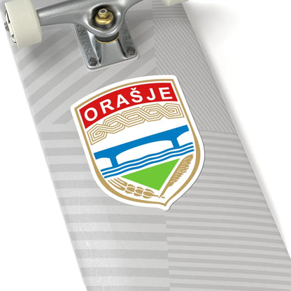 Coat of Arms of Orasje (Bosnia and Herzegovina) (Coat of Arms) STICKER Vinyl Kiss-Cut Decal - The Sticker Space