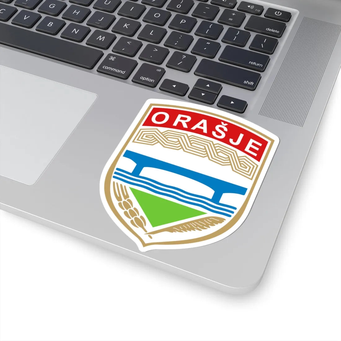 Coat of Arms of Orasje (Bosnia and Herzegovina) (Coat of Arms) STICKER Vinyl Kiss-Cut Decal - The Sticker Space