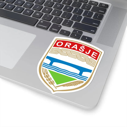 Coat of Arms of Orasje (Bosnia and Herzegovina) (Coat of Arms) STICKER Vinyl Kiss-Cut Decal - The Sticker Space