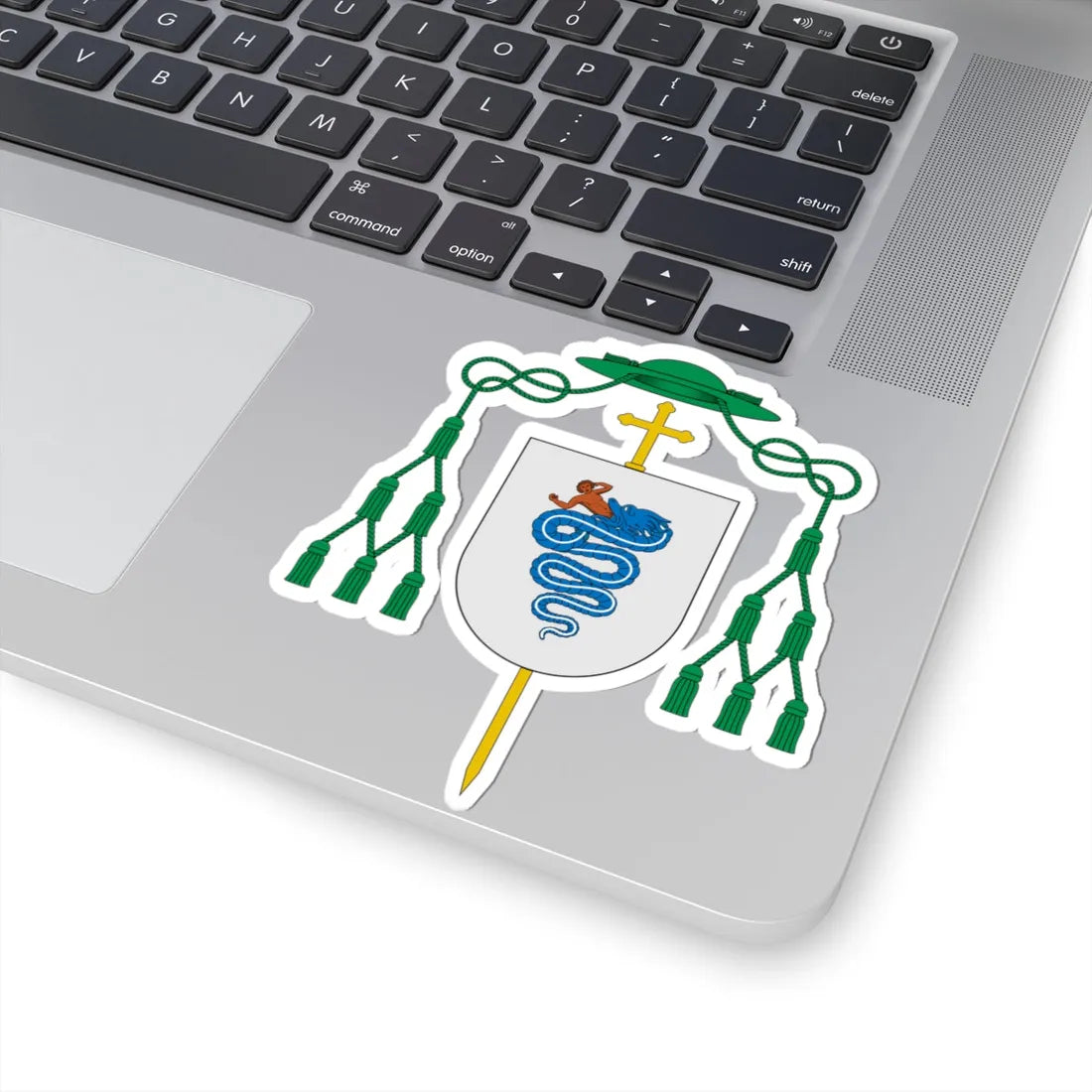 Coat of arms of Ortensio Visconti (Italy) (Coat of Arms) STICKER Vinyl Kiss-Cut Decal - The Sticker Space