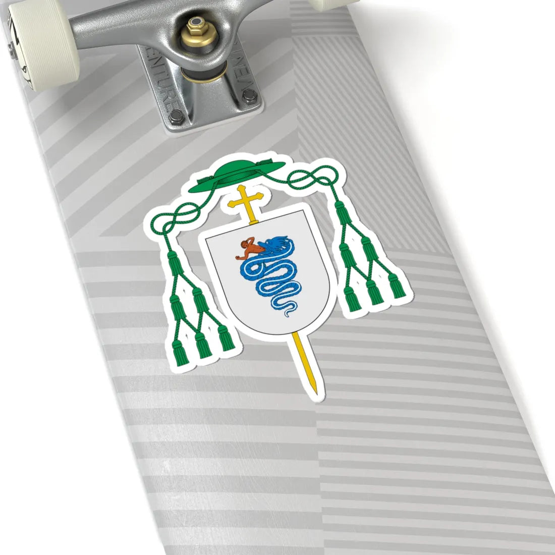 Coat of arms of Ortensio Visconti (Italy) (Coat of Arms) STICKER Vinyl Kiss-Cut Decal - The Sticker Space