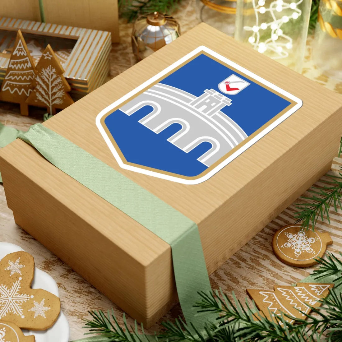 Coat of arms of Osijek (Croatia) (Coat of Arms) STICKER Vinyl Kiss-Cut Decal - The Sticker Space