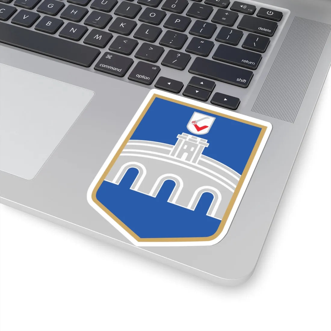 Coat of arms of Osijek (Croatia) (Coat of Arms) STICKER Vinyl Kiss-Cut Decal - The Sticker Space