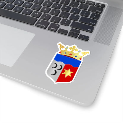 Coat of arms of Ouderkerk (Netherlands) (Coat of Arms) STICKER Vinyl Kiss-Cut Decal - The Sticker Space