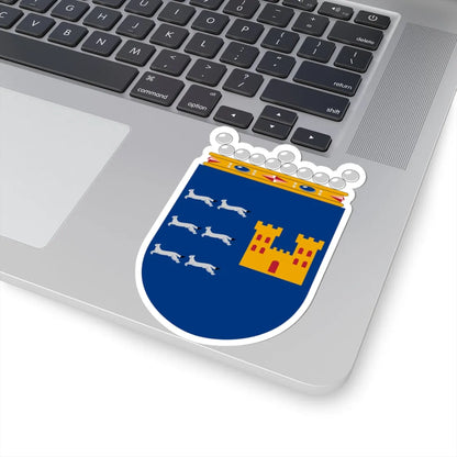 Coat of arms of Oulu Province older (Finland) (Coat of Arms) STICKER Vinyl Kiss-Cut Decal - The Sticker Space