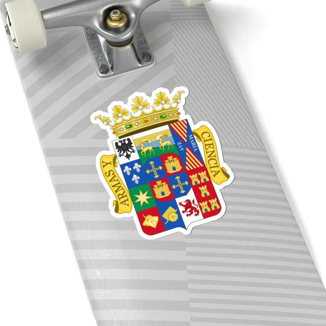 Coat of Arms of Palencia Province (Spain) (Coat of Arms) STICKER Vinyl Kiss-Cut Decal - The Sticker Space
