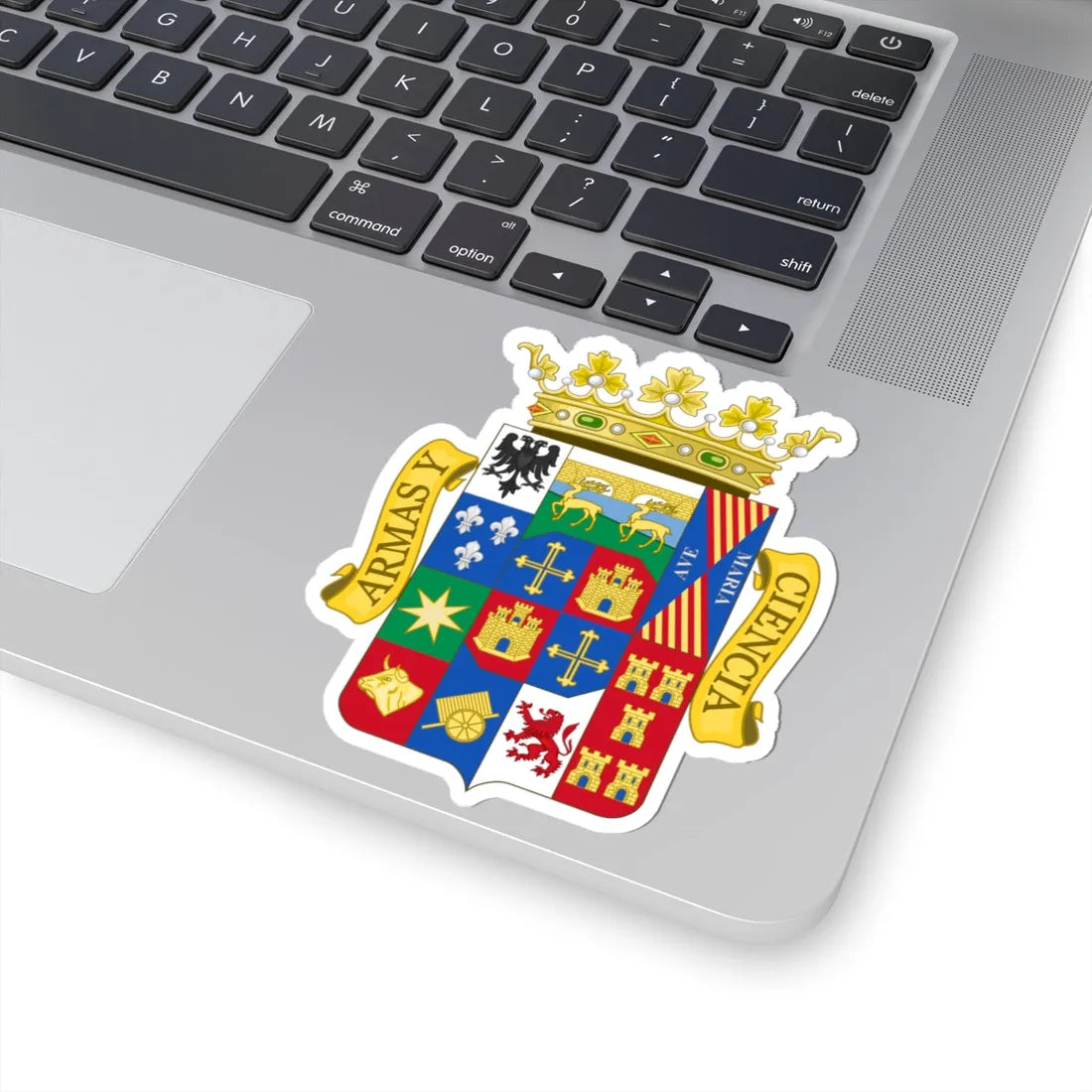 Coat of Arms of Palencia Province (Spain) (Coat of Arms) STICKER Vinyl Kiss-Cut Decal - The Sticker Space