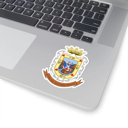 Coat of Arms of Palos de la Frontera (Spain) (Coat of Arms) STICKER Vinyl Kiss-Cut Decal - The Sticker Space