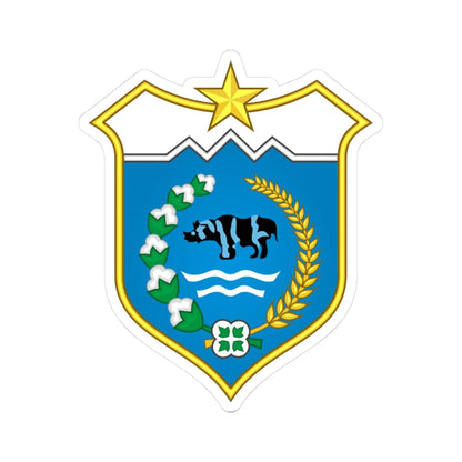 Coat of arms of Pandeglang (Indonesia) (Coat of Arms) STICKER Vinyl Kiss-Cut Decal 3 Inch White - The Sticker Space