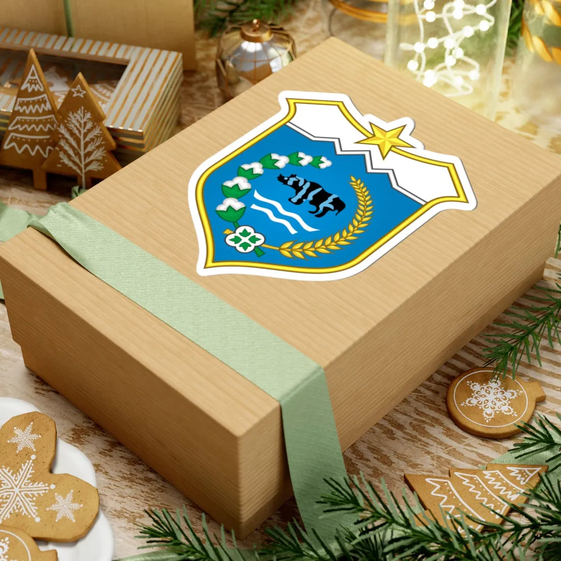 Coat of arms of Pandeglang (Indonesia) (Coat of Arms) STICKER Vinyl Kiss-Cut Decal - The Sticker Space