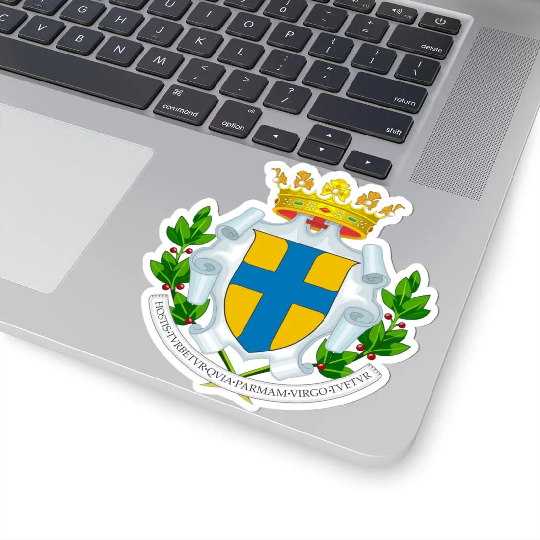 Coat of arms of Parma (Italy) (Coat of Arms) STICKER Vinyl Kiss-Cut Decal - The Sticker Space