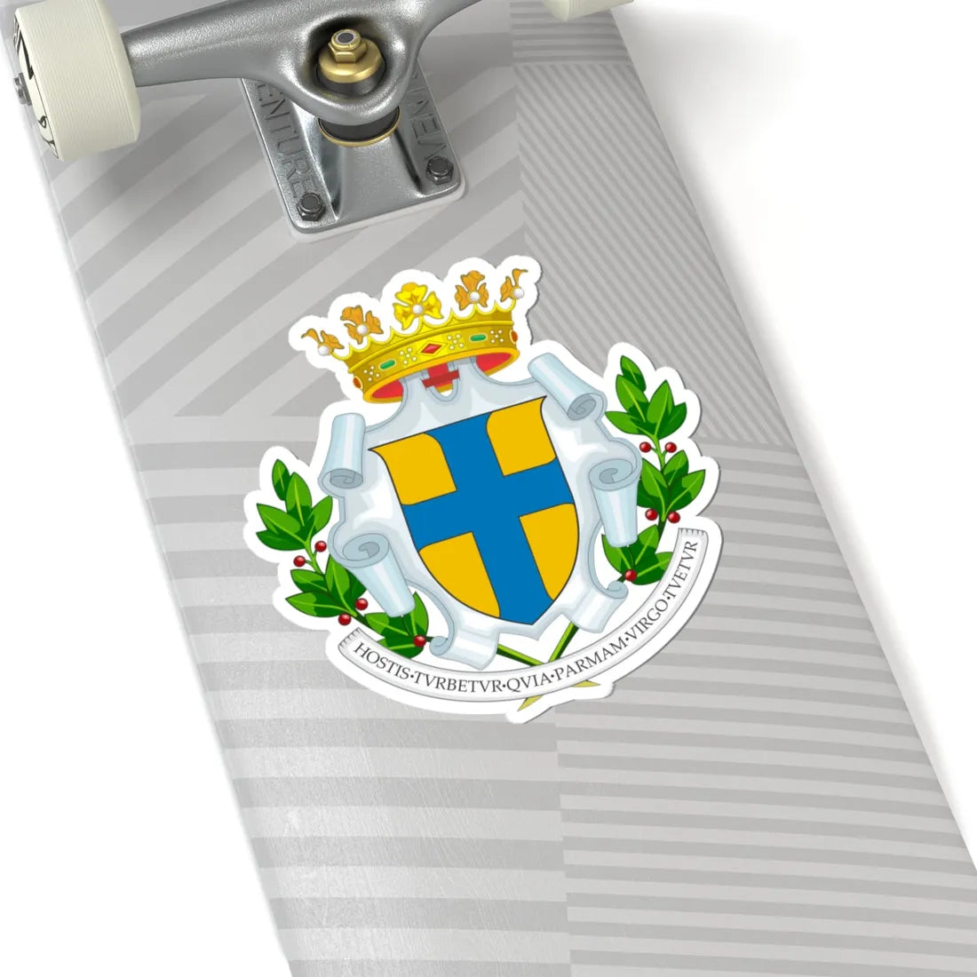 Coat of arms of Parma (Italy) (Coat of Arms) STICKER Vinyl Kiss-Cut Decal - The Sticker Space
