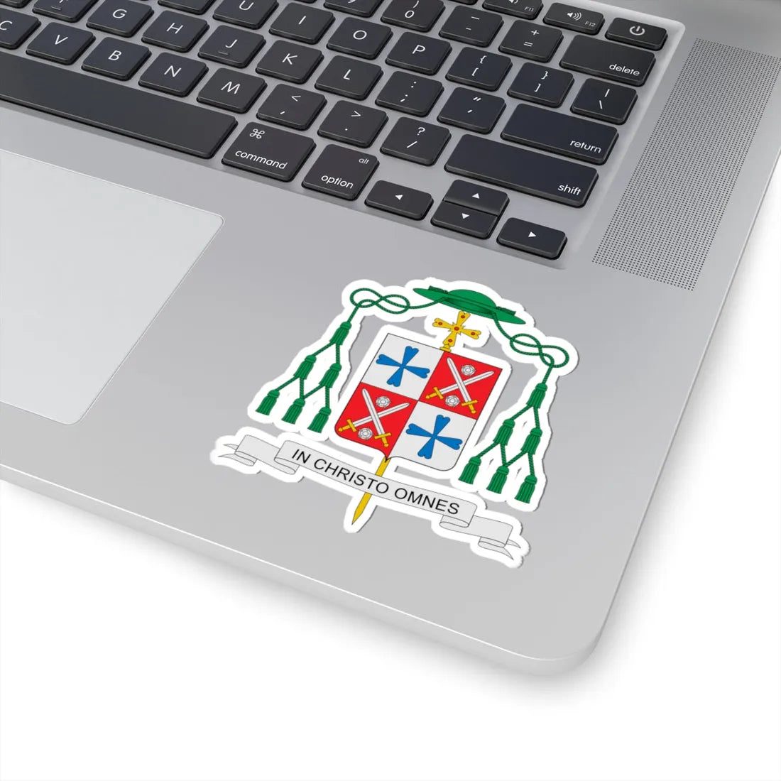 Coat of arms of Paul Verschuren (Finland) (Coat of Arms) STICKER Vinyl Kiss-Cut Decal - The Sticker Space