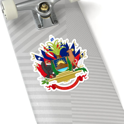 Coat of arms of Peru 1821-1825 (Peru) (Coat of Arms) STICKER Vinyl Kiss-Cut Decal - The Sticker Space