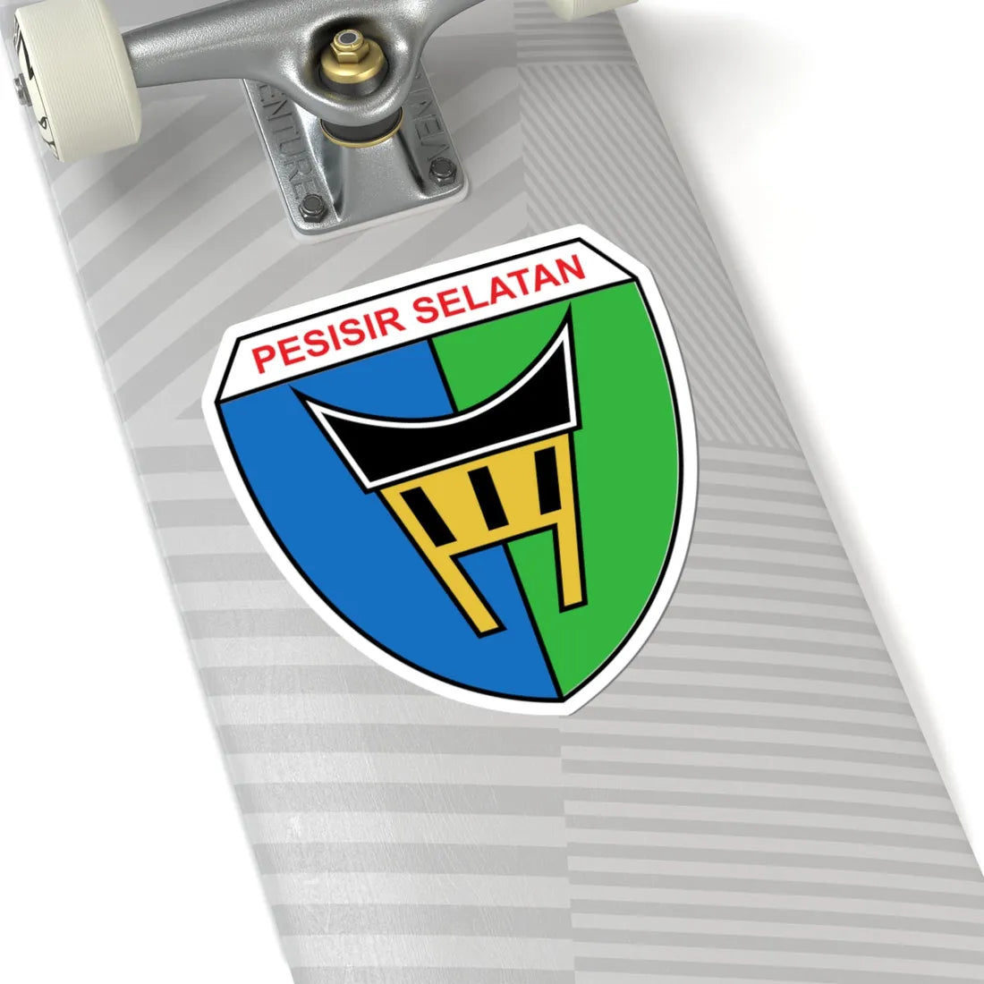 Coat of arms of Pesisir Selatan Regency (Indonesia) (Coat of Arms) STICKER Vinyl Kiss-Cut Decal - The Sticker Space