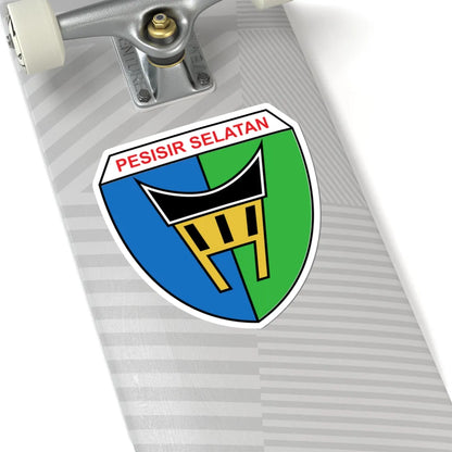 Coat of arms of Pesisir Selatan Regency (Indonesia) (Coat of Arms) STICKER Vinyl Kiss-Cut Decal - The Sticker Space