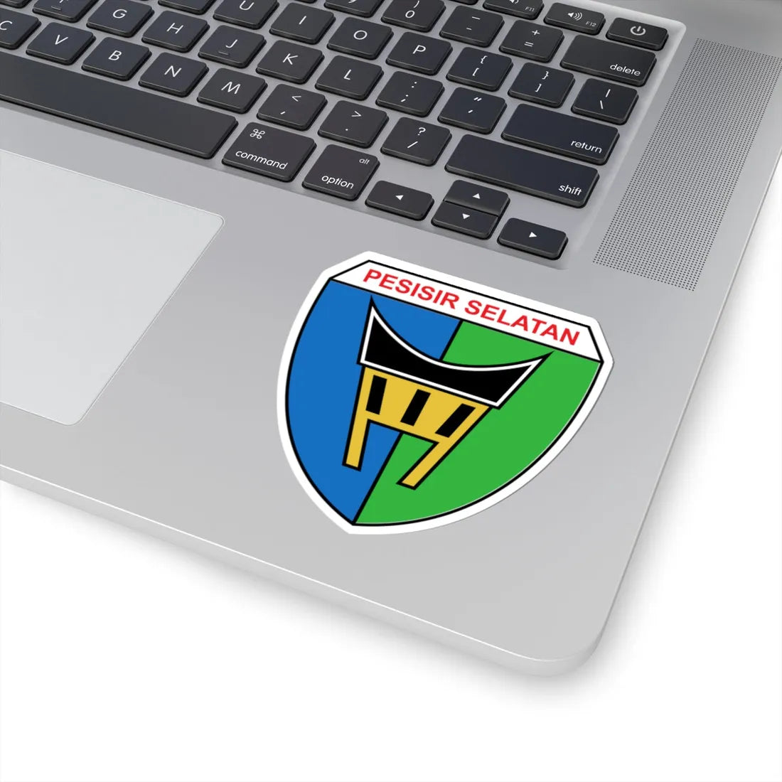 Coat of arms of Pesisir Selatan Regency (Indonesia) (Coat of Arms) STICKER Vinyl Kiss-Cut Decal - The Sticker Space